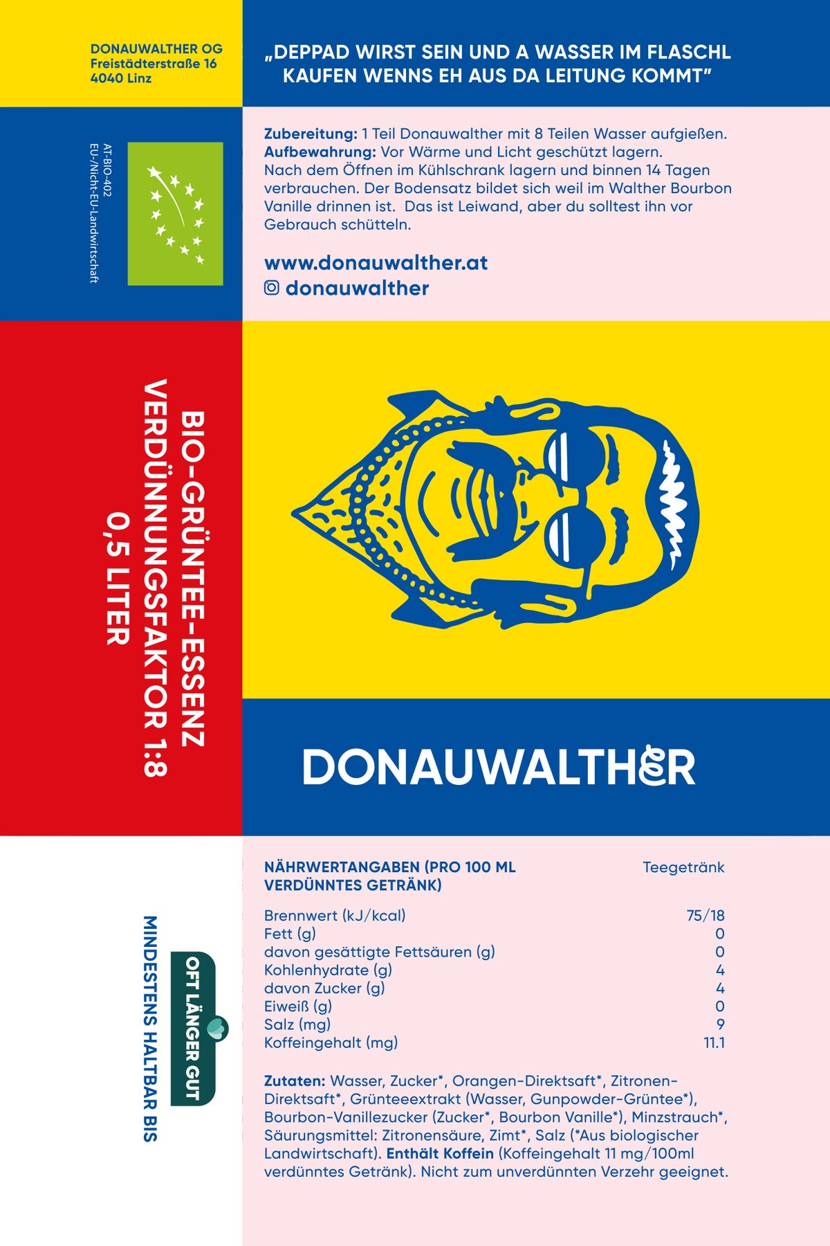 Donauwalther BIO-Grüntee-Essenz (0,5 L)